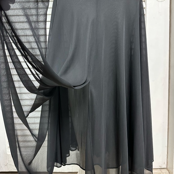 VTG Xscape by Joanna Chen Trumpet Black Formal Dress 4 - Picture 7 of 7